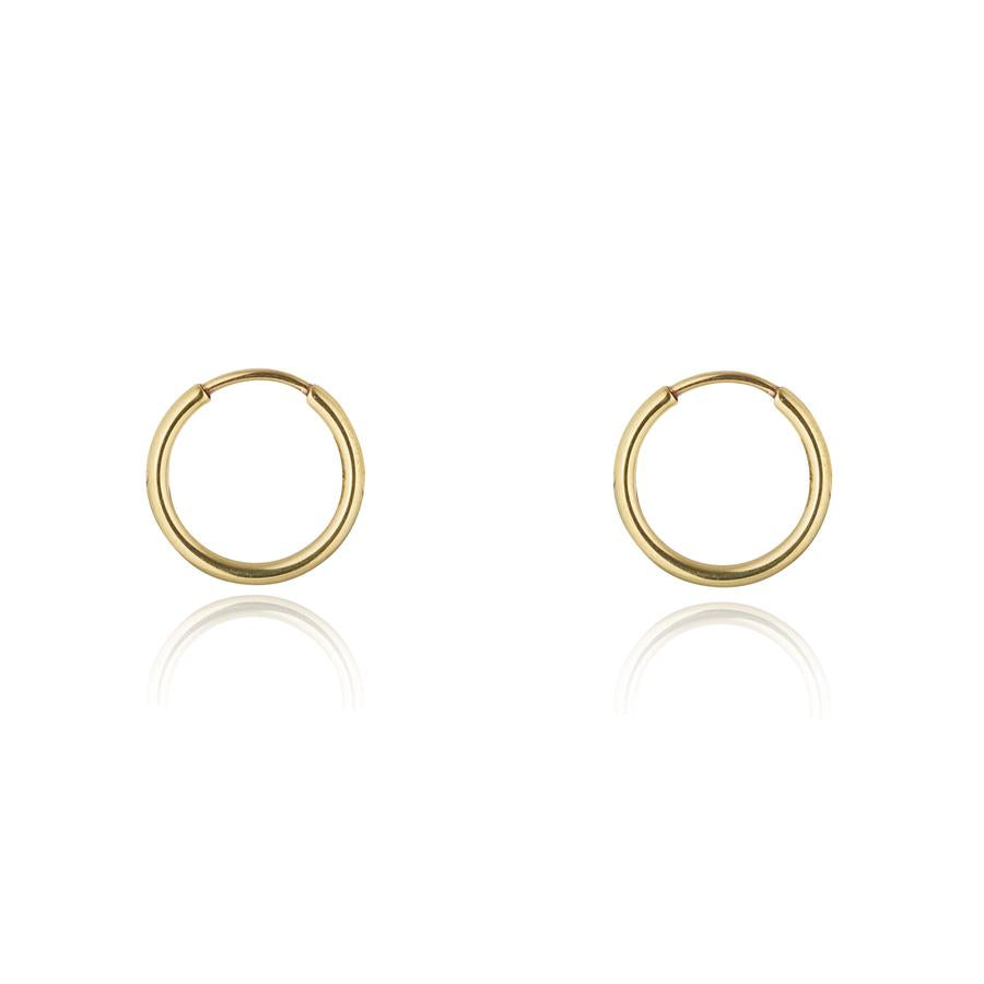 9kt Gold Hoop Earrings