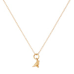 9kt Gold Bird Pendant - MoMuse Jewellery