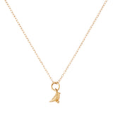 9kt Gold Bird Pendant - MoMuse Jewellery