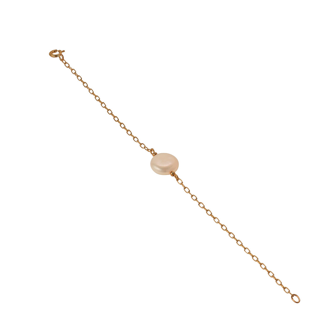 14kt Gold Filled Coin Pearl Bracelet - MoMuse Jewellery