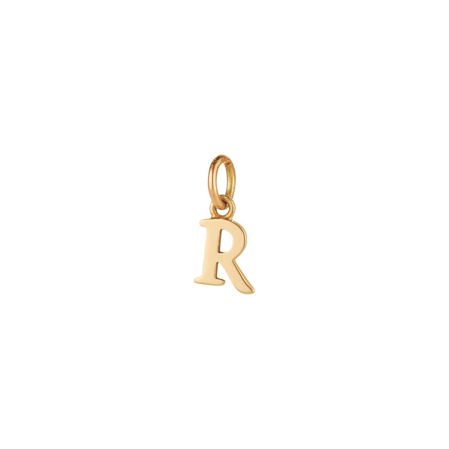 9kt Gold Initial CHARM ONLY (A to Z)