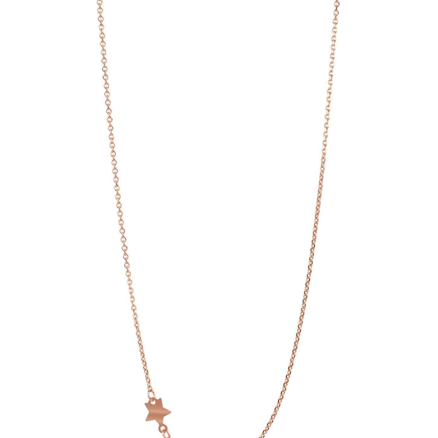 9kt Gold Single Star Pendant Necklace