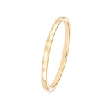 9kt Gold Fine Hammered Band