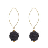 Gold Filled Small Cluster Oval Open Earrings