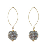 Gold Filled Small Cluster Oval Open Earrings