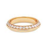 Full Eternity 'Milestone Duo' Diamond Ring in 18kt Yellow Gold - Milestone Collection