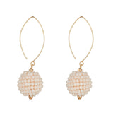Gold Filled Small Cluster Oval Open Earrings