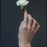 Full Eternity 'Milestone Duo' Diamond Ring in 18kt Yellow Gold - Milestone Collection