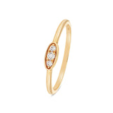 Dainty Diamond Motif Ring in 18kt Gold - Dainty Collection