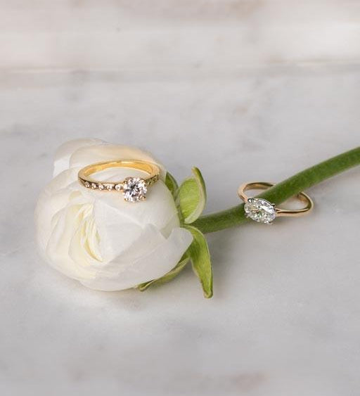 0.70ct Solitaire Diamond Ring in 18kt Yellow Gold - Milestone Collection