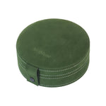 Green round jewellery box 