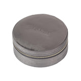 Small grey travel jewellery box