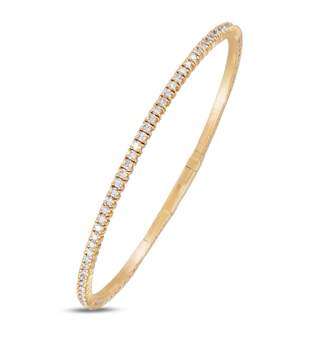 Signature Spring Diamond Bangle - 1ct