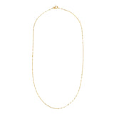 9kt Gold Diamond Cut Chain Necklace