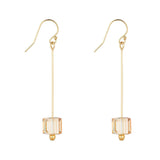 Gold Filled Pin Cube Earrings