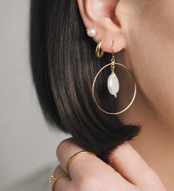 9kt Gold 5mm Pearl Stud Earrings