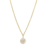 Vintage Chanel Gold & White Button Necklace