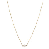 Gold Filled Round Pearl Inline Pendant