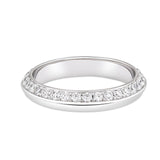 Full Eternity 'Milestone Duo' Diamond Ring in Platinum - Milestone Collection
