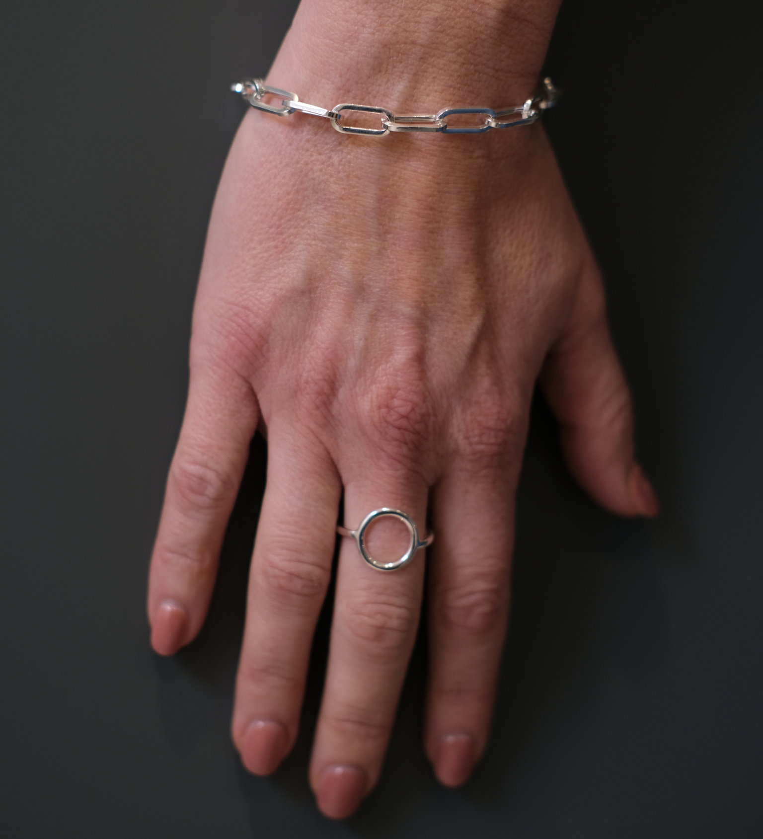 Sterling Silver Perfect Circle Ring