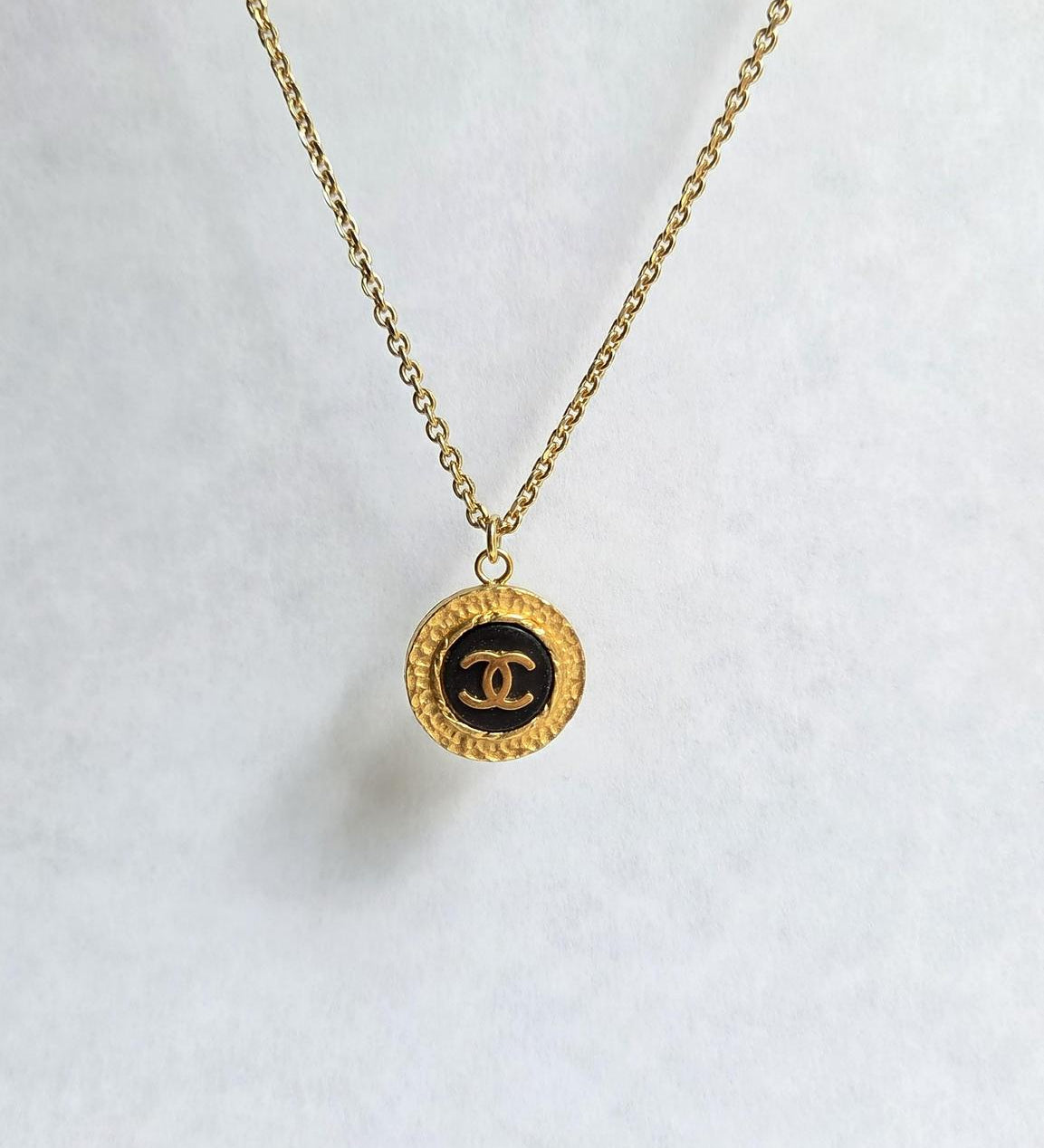 Vintage Chanel Button Pendant - Bea