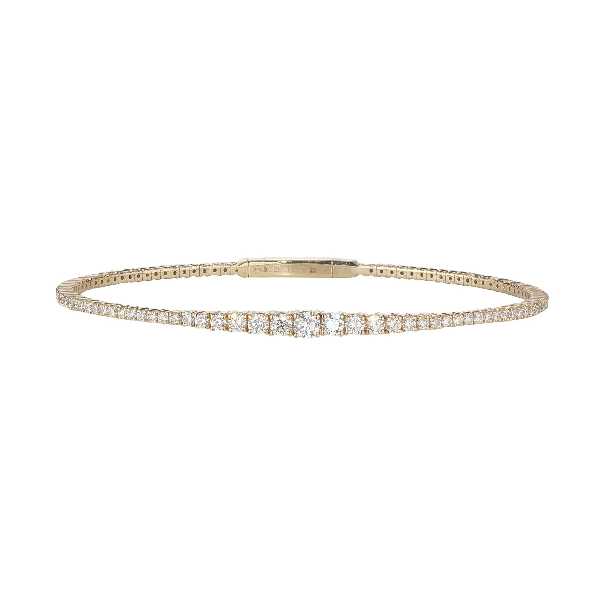 Signature Spring All Diamond Bangle - 2ct
