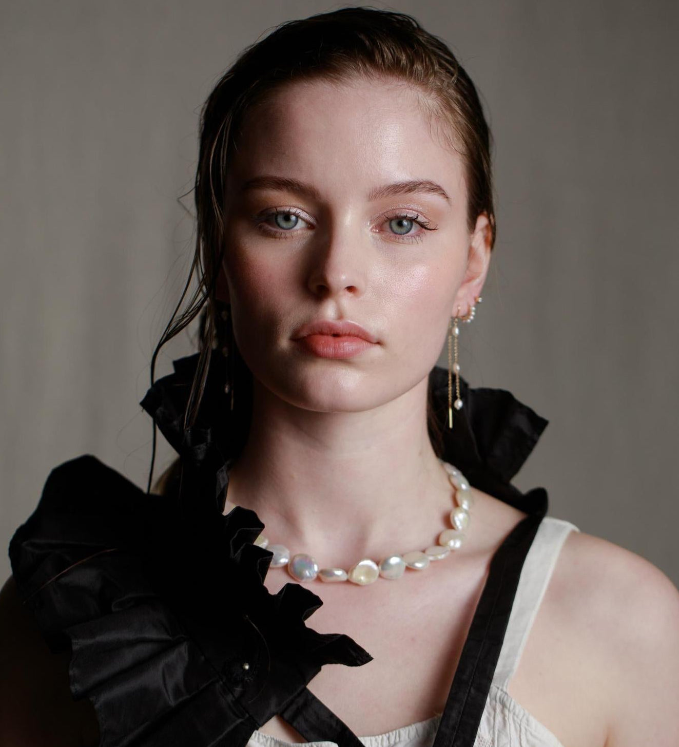 Baroque Pearls Magnetic Clasp Necklace