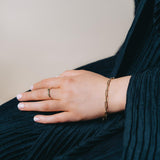 9kt Gold Single Wave Ring