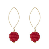 Gold Filled Small Cluster Oval Open Earrings