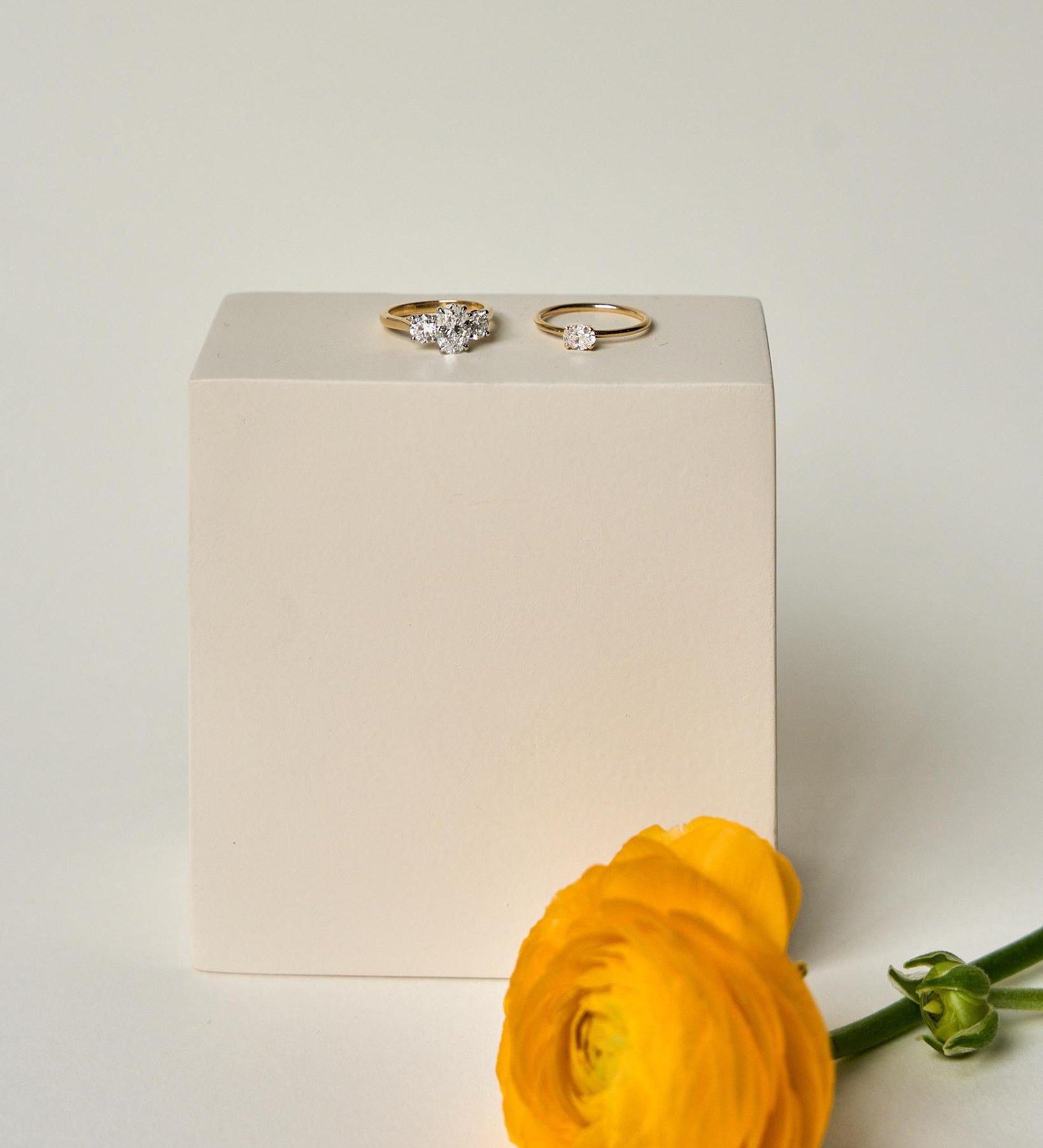 Signature 0.42ct Natural Diamond Ring – 18kt Gold