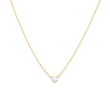 0.30ct Diamond Solitaire Pendant in 18kt Yellow Gold - Signature Collection