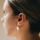 Tiara Diamond Stud Earrings with Marquise Cuts in 18kt Gold - Signature
