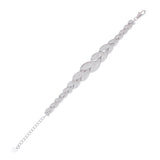White Willow Cluster Bracelet