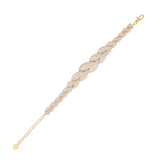 Yellow Willow Cluster Bracelet