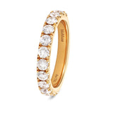 Always Half Eternity Diamond Ring in 18kt Yellow Gold - Signature Collection