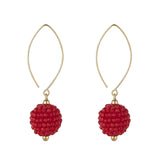 Gold Filled Small Cluster Oval Open Earrings