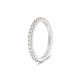 Daily Diamond Half Eternity Ring - Platinum