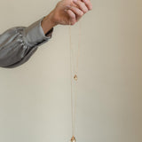 Gold Filled Golden Shadow Helix Pendant Necklace