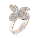 White Iris Classic Ring