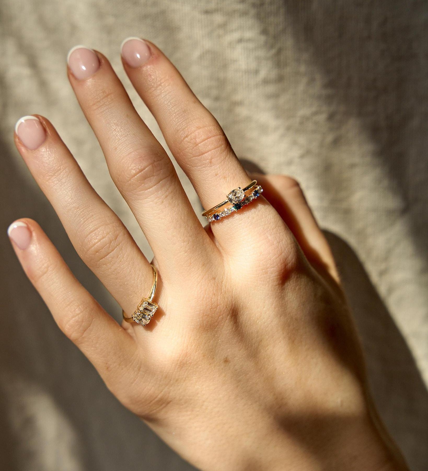 Signature Sapphire and Diamond Ring