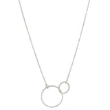 Sterling Silver Double Circle Pendant