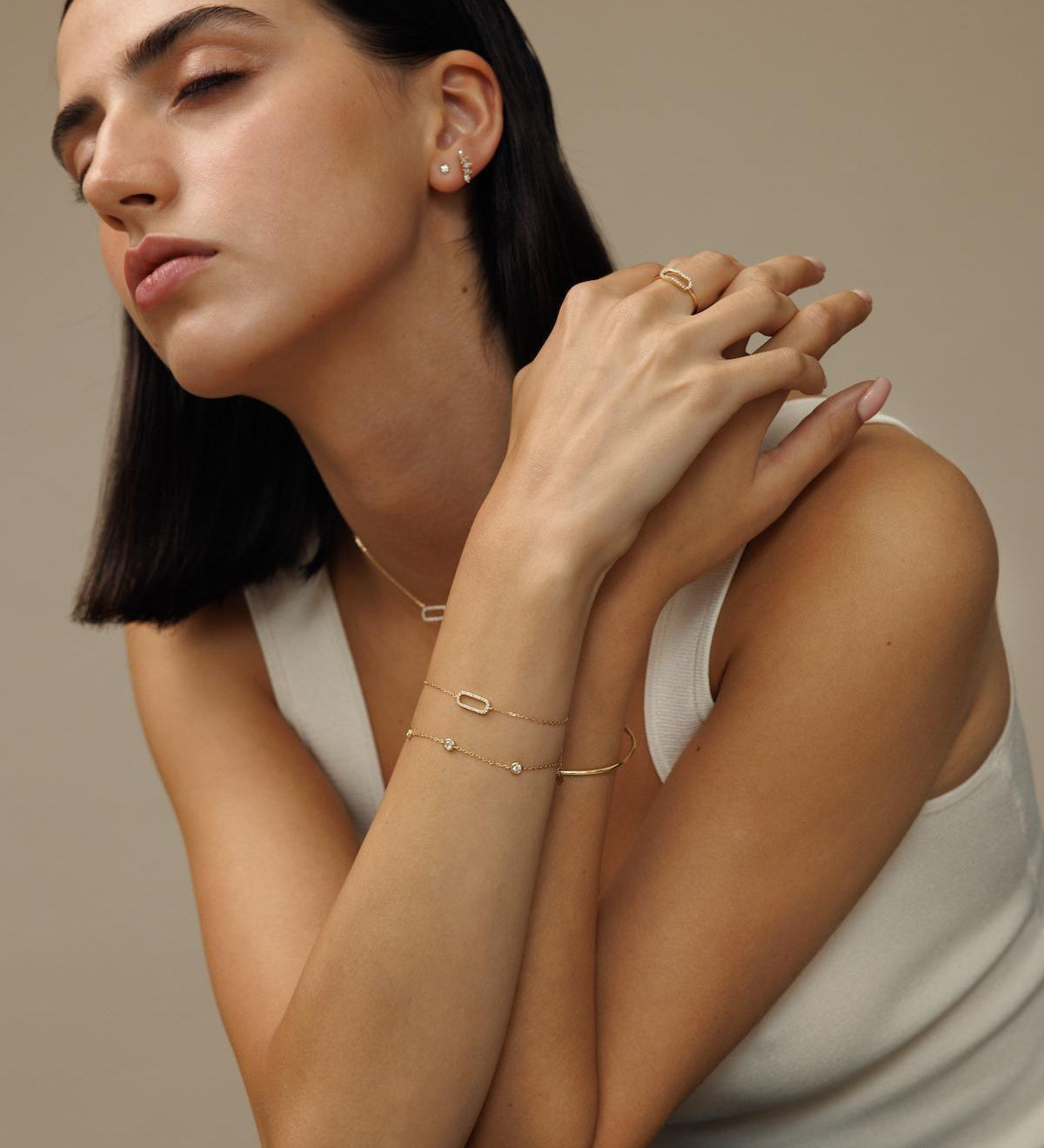 Synergy Diamond Ring in 18kt Yellow Gold - Synergy Collection