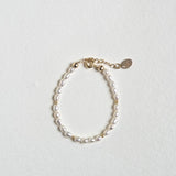 Childrens fresh water Pearl bracelet with gold filled clasp.