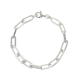 Sterling Silver Classic Paperclip Bracelet