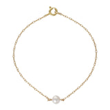Gold Filled Round Pearl Bracelet