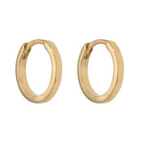 9kt Gold Large Huggie Earrings - 12.5mm