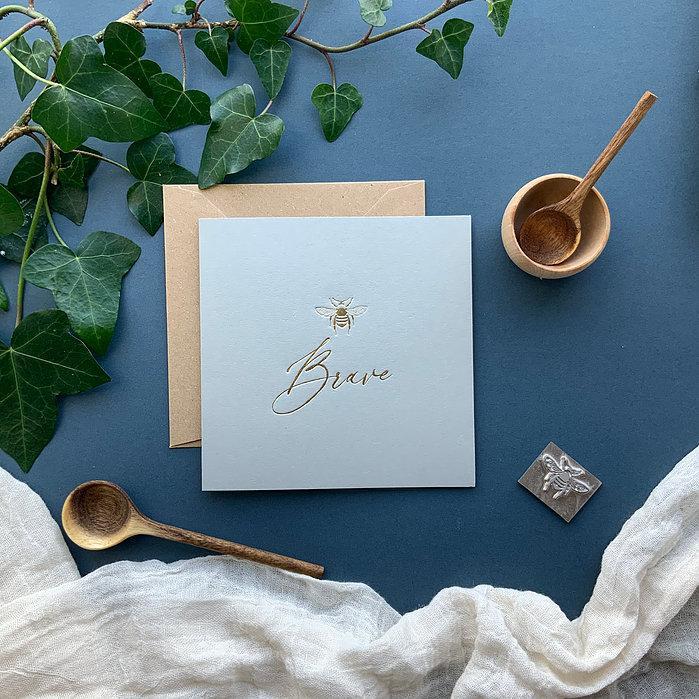 Paper Love 'Bee Brave' Card
