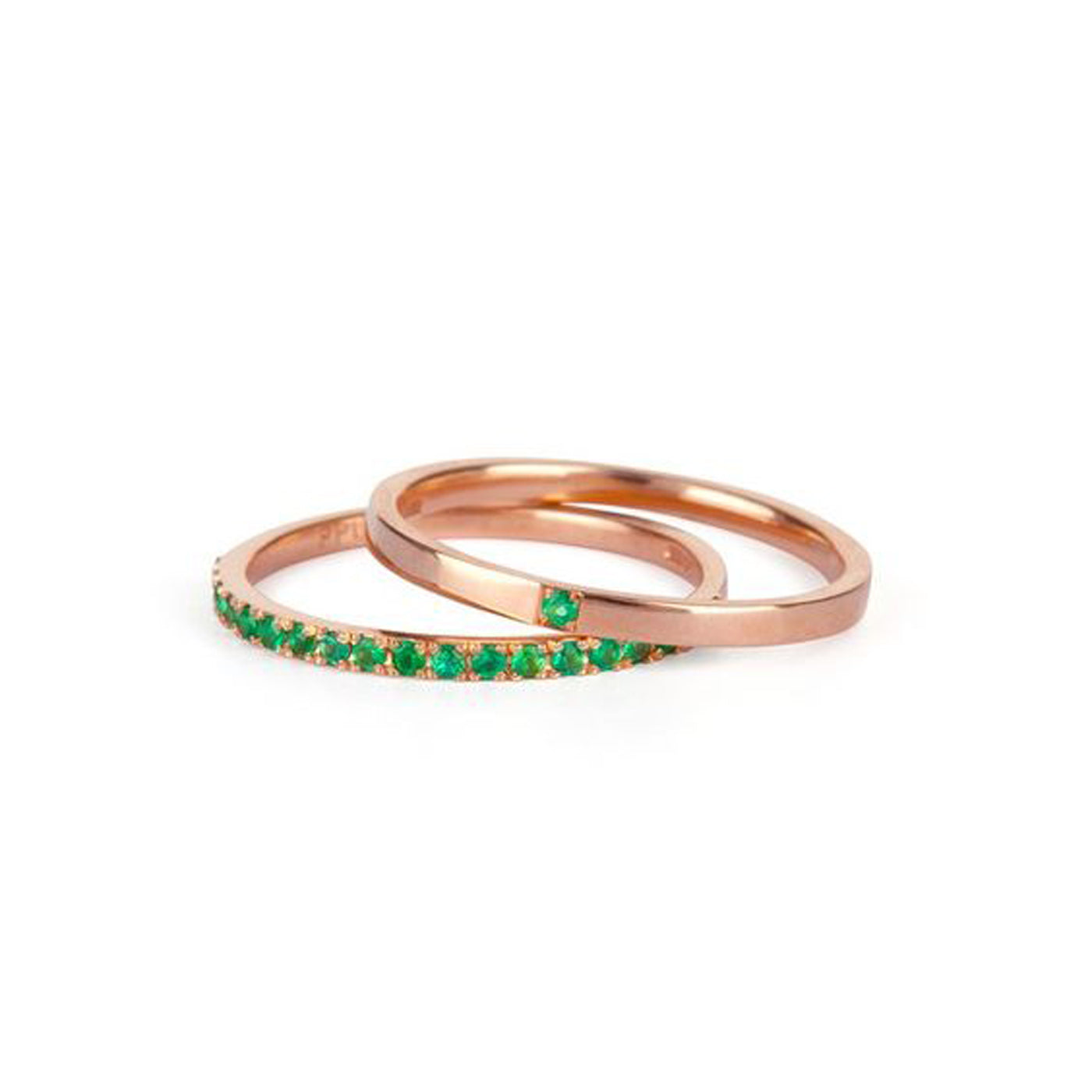 9kt Gold Single Emerald Ring - MoMuse Jewellery