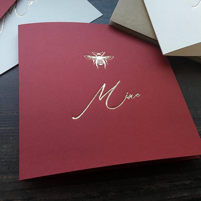 Paper Love 'Bee Mine' Card