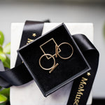 9kt Diamond Gold Bar Ring - MoMuse Jewellery